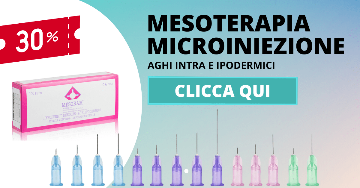 Scopri gli aghi per mesoterapia Mesoram in offerta