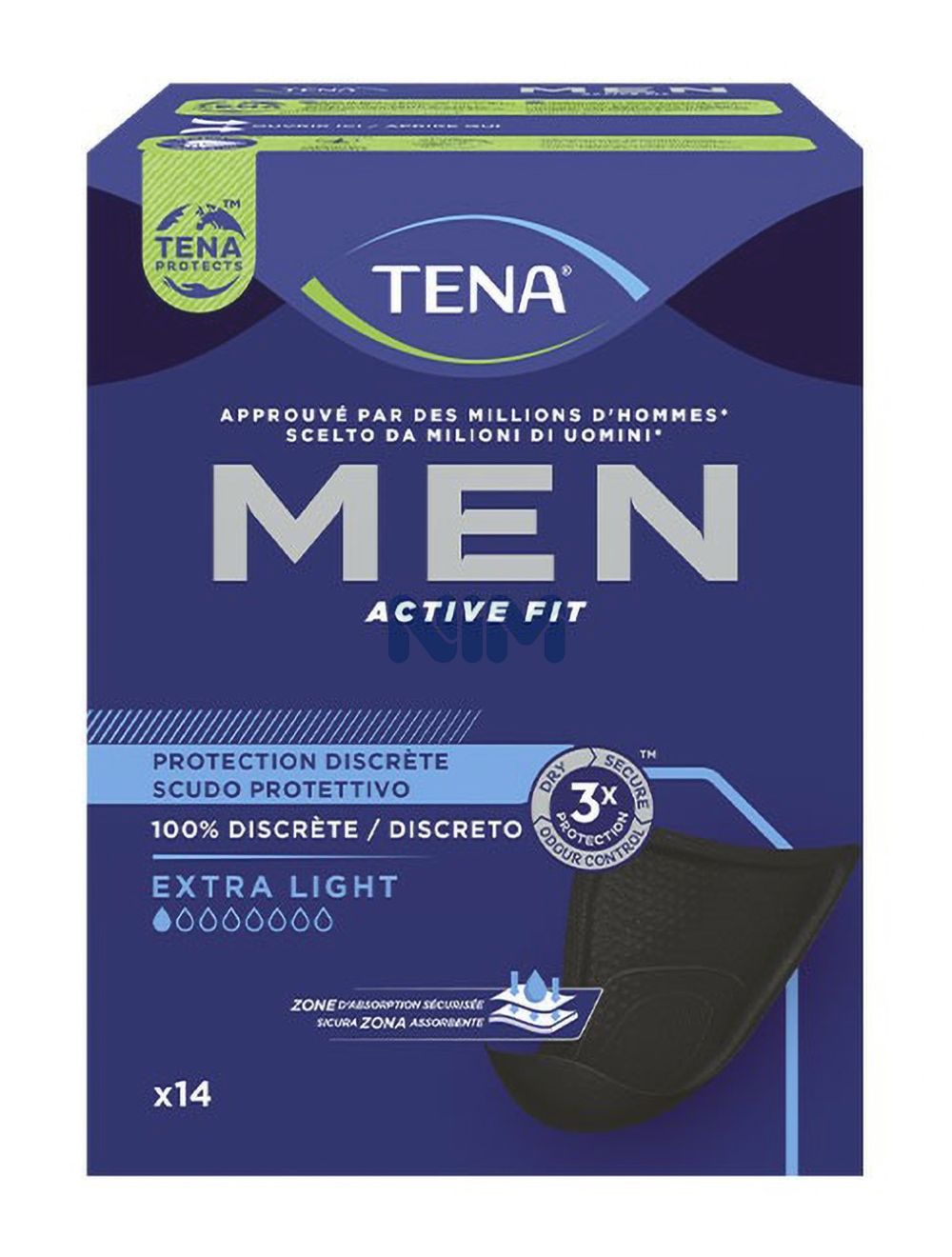 Assorbenti uomo Tena Men Active Fit Scudo Protettivo - Assorbenti