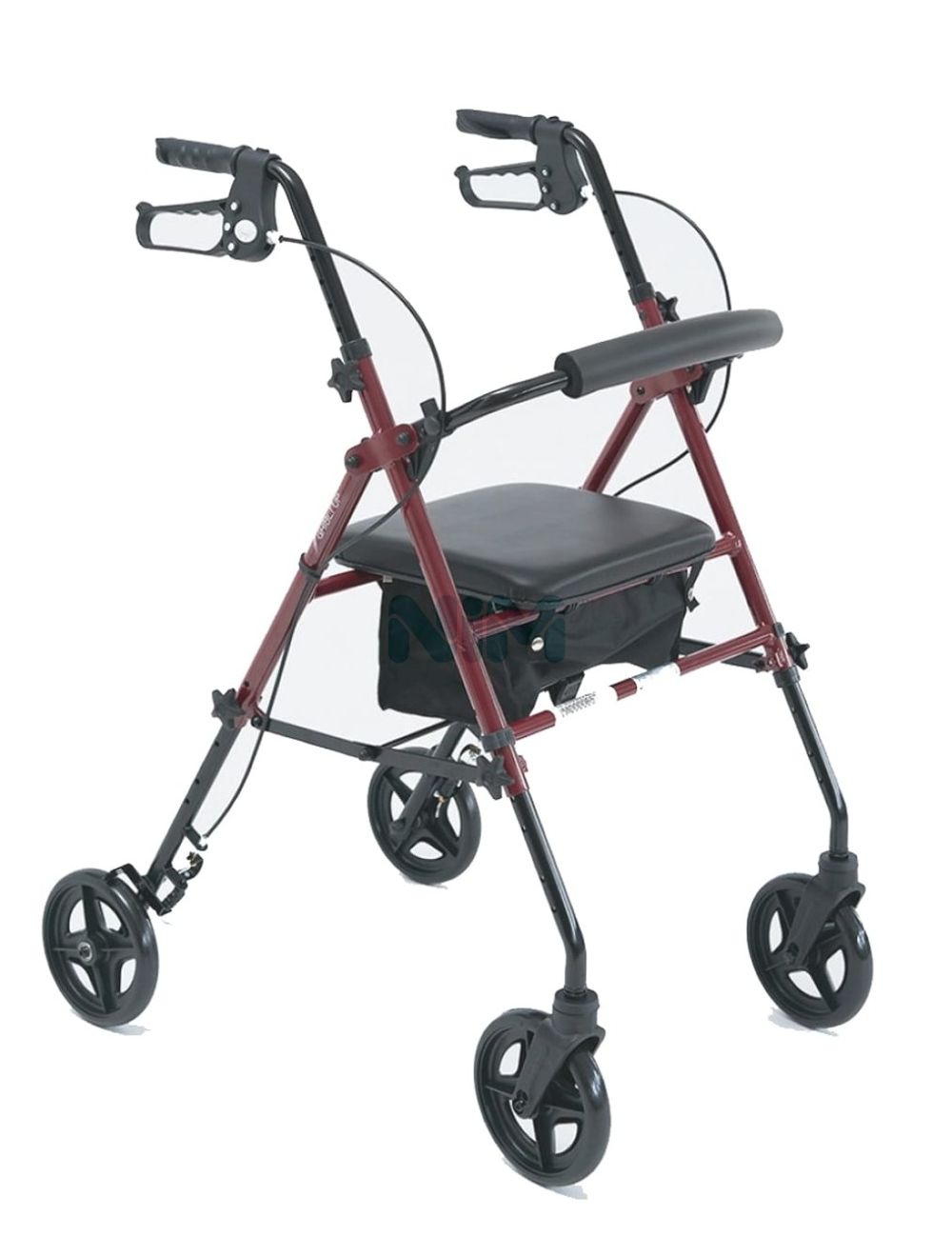 Rollator Pieghevole a Quattro Ruote con Freno