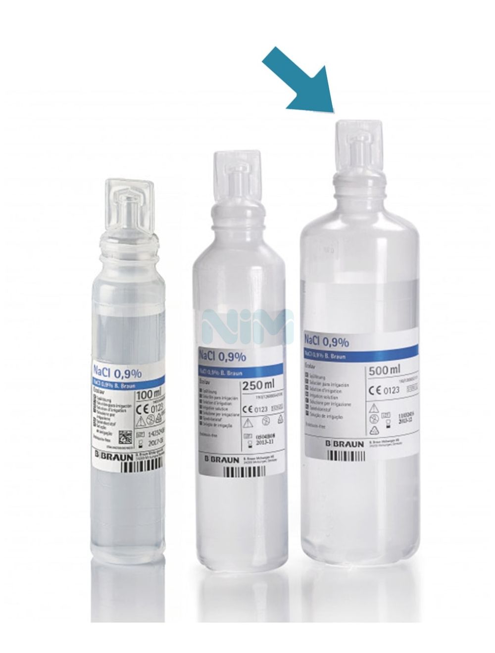 Soluzione Fisiologica Salina Sterile per irrigazione ferite B.Braun 500 ml