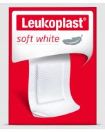 Cerotti Leukoplast Soft White per ferite leggere. Traspiranti, flessibili e delicati sulla pelle. Ideali per tagli e abrasioni.