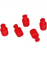 Dispositivo medico monouso in PE, compatibile con cateteri Luer e Luer-Lock. Sterilizzato a ossido di etilene (EO). Colore rosso, confezione singola.