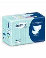 Pannolone mutandina Serenity Classic Super per incontinenza, vista frontale su fondo bianco