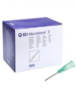 Aghi ipodermici BD Microlance 21G 0,8x16mm triplice affilatura ottima penetrazione