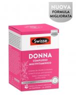 Multivitaminico Donna in confezione da 30 compresse. Integratore premium con 13 vitamine, 10 minerali e 3 estratti erbali. Senza glutine e coloranti artificiali.