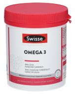 Swisse Omega 3 Cuore e Colesterolo in confezione da 200 capsule. Integratore a base di acidi grassi omega 3 e vitamina E, certificato IFOS 5 stelle.