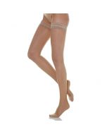 Calza autoreggente compressione graduata 70 denari 12 mmhgcolore clear