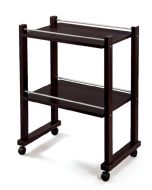 carrello-studio-medico-legno-wengè