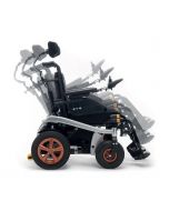 Carrozzina elettrica in alluminio, massimo comfort