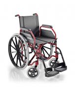 Carrozzina pieghevole Squillo portata 120 kg - seduta 43 cm