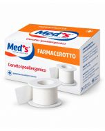 Cerotto in Rocchetto in Tela Ipoallergenico 2,5 cm x 5 m - Med's