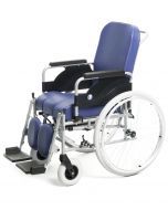 Acquista la sedia da comodo mod. 9300, con gommapiuma indeformabile, schienale reclinabile e ruote Krypton