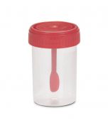 Contenitore feci sterile con tappo a vite - 60 ml