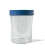 contenitore urine graduato 150 ml con tappo a vite