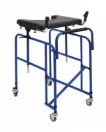 Deambulatore pieghevole in acciaio con tavolino