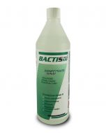 Disinfettante Bactisan Spray 2000 per superfici e strumenti medici, nebulizzatore ad ampio spettro contro batteri, funghi e virus, ideale per ospedali e cliniche, certificato CE, flacone da 1 litro, rapido e sicuro senza risciacquo.