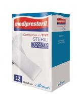Confezione di 12 compresse sterili in tessuto non tessuto (TNT) Medipresteril, dimensioni 36x40 cm