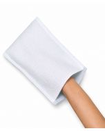 Manopola monouso in TNT spunlace Monoclean TYPE 6, vista frontale su fondo bianco
