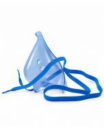 Maschera Aerosol Pediatrica in PVC con Elastico e Attacco Basso
