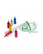 Maschera per ossigenoterapia a concentr. variabile, adulti