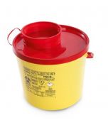 Contenitore rotondo PBS getta aghi/lame usati - 5 L