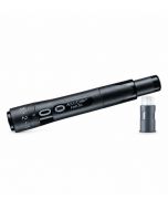 Pungidito Accu-Chek FastClix nero con cilindro caricatore accanto, vista frontale