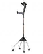 Quadripode per deambulazione con appoggio brachiale