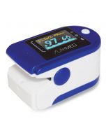 saturimetro da dito portatile con display LCD per SpO2 e battito