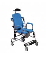 Sedia a rotelle per doccia con schienale reclinabile e poggiatesta - Intermed