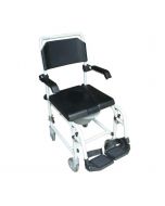 Sedia comoda per doccia wave, ruote da 5"