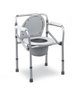 Sedia comoda wc 3 in 1 in alluminio