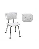 Sedia per doccia con schienale lux