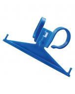 Supporto per sacca urina da letto, resistente e facile da pulire. Compatibile con sacche standard, garantisce posizionamento sicuro e igienico per pazienti allettati.
