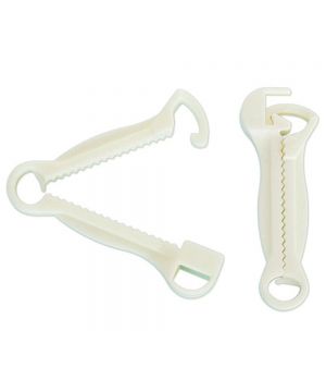 Pinzetta Ombelicale Monouso Sterile – Serraggio Dentato Polipropilene