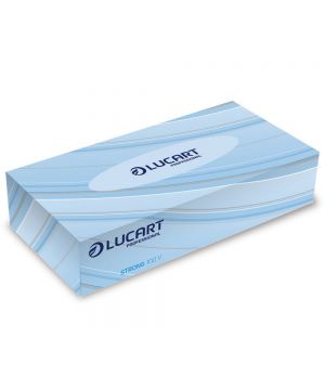 Fazzoletti carta 2 veli in cellulosa pura Lucart 100 pezzi