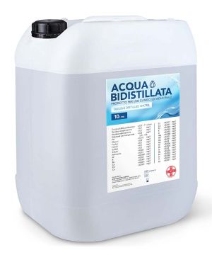 Acqua bidistillata non catastabile - 10 L 