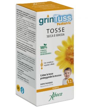 Grintuss Pediatric Sciroppo Tosse Secca e Grassa per Bambini - 180gr