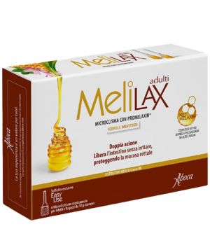 Melilax Microclisma Adulto per Stipsi 6 microclismi 10gr