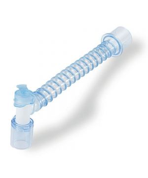 Catetere mount girevole 10 cm, con tappo per broncoscopio, raccordo 15m