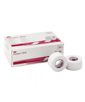 Cerotto transpore white 3M 2,5 cm x 9,14 m - 12 pezzi