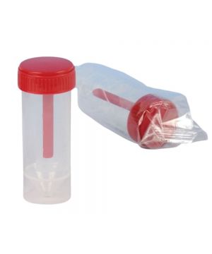 Contenitore feci sterile 22x63 mm - 18ml