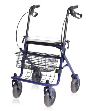 Deambulatore rollator pieghevole 4 ruote da esterno Quatro