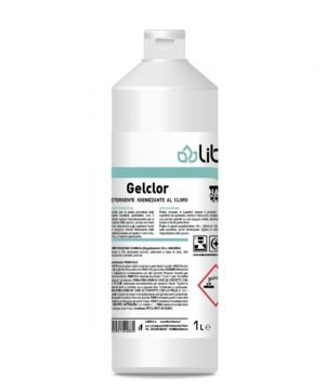 Detergente cloro igienizzante superfici Gelclor 1Lt - Liber 