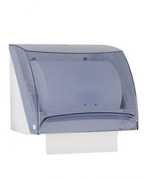 Dispenser per asciugamani carta piegati e a rotolo
