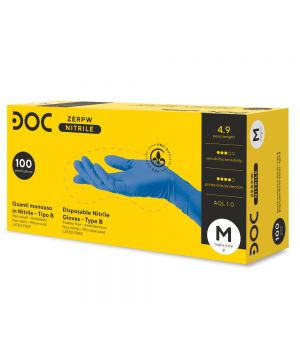 Guanti in Nitrile Monouso per Pelli Sensibili Doc Zero Senza Polvere