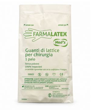 Guanti Chirurgici Sterili Senza Polvere 50 Paia - Farmalatex