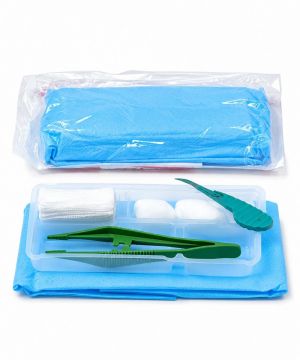 Kit Rimozione Sutura 3 Sterile con Pinze e Forbici Littauer
