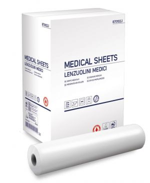Lenzuolino medico 2 veli microincollati h60 cm 6 rotoli