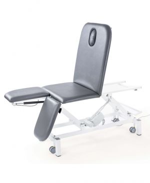 Lettino elettrico fisioterapia 4 sezioni in metallo