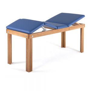 Lettino per fisioterapia e massaggi 4 sezioni in legno